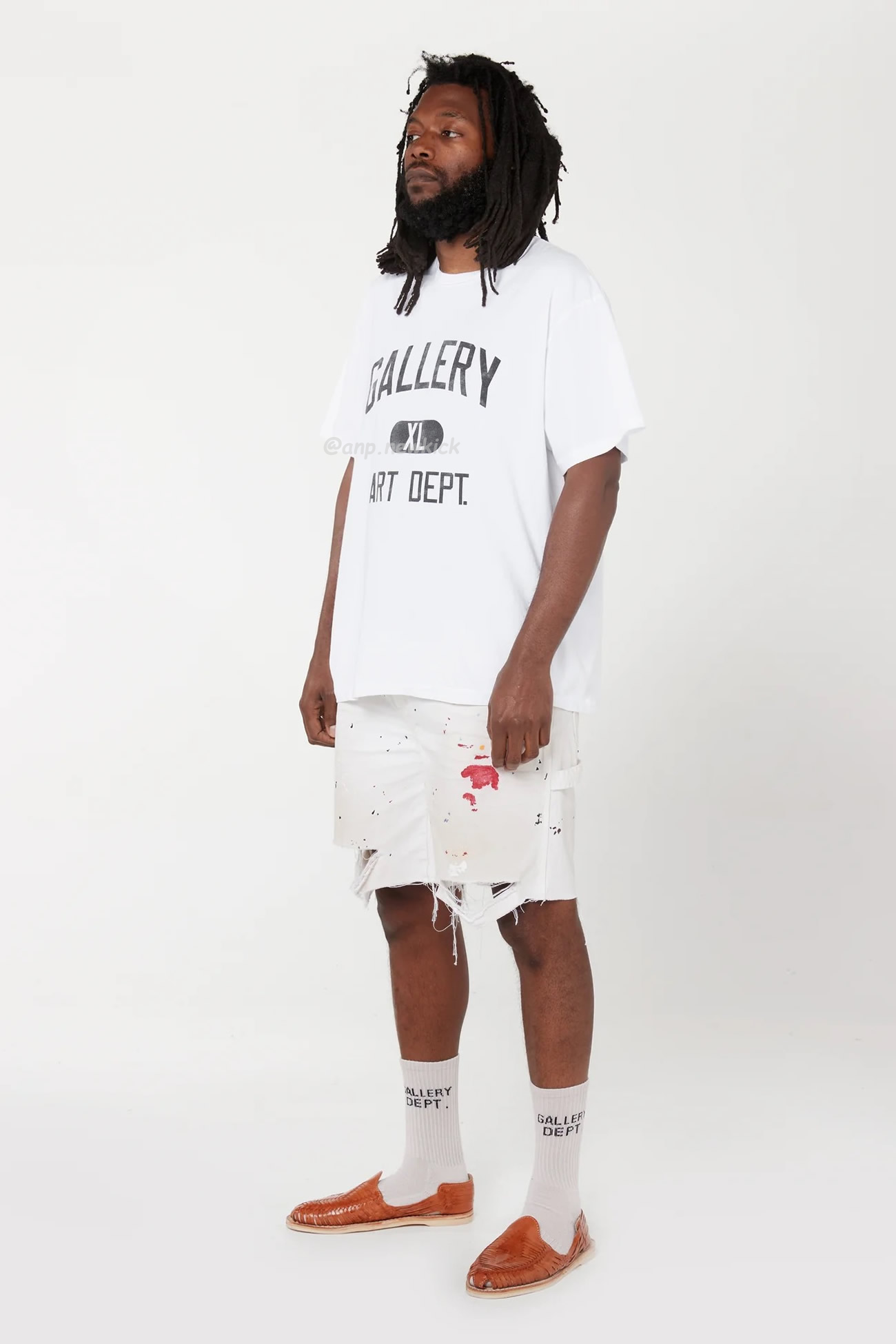 Gallery Dept Logo Printed Cotton T Shirt (5) - www.newkick.vip